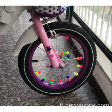 Raggi per ruote a stella con clip in plastica per bicicletta